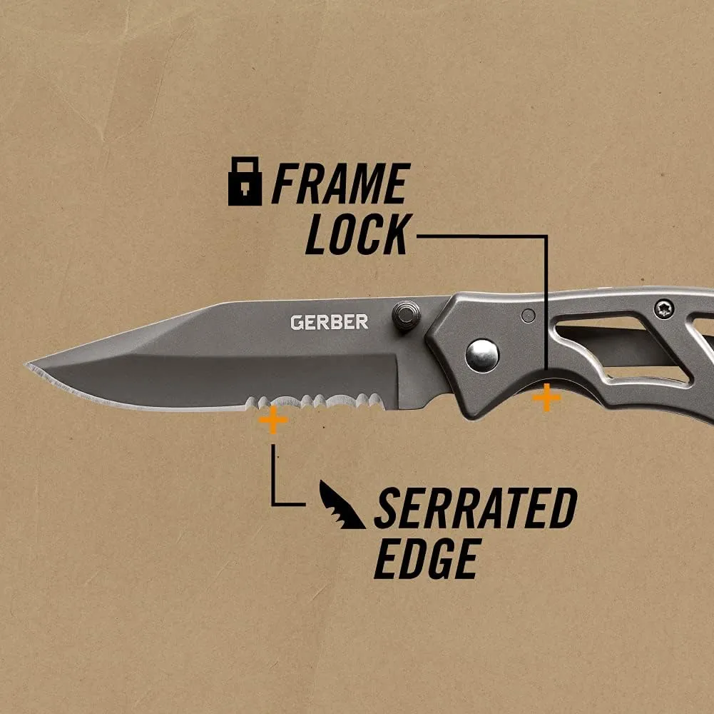 Gerber Gear Paraframe I Pocket Folding Knife