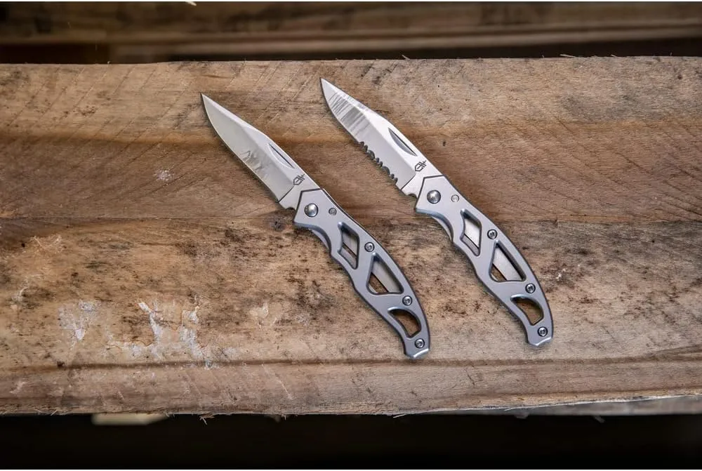GERBER Paraframe Mini Stainless Steel Folding Pocket Knife