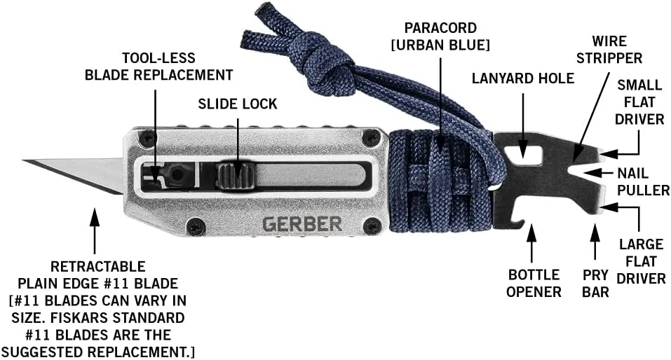 GERBER Prybrid X Utility Knife with Pry Bar