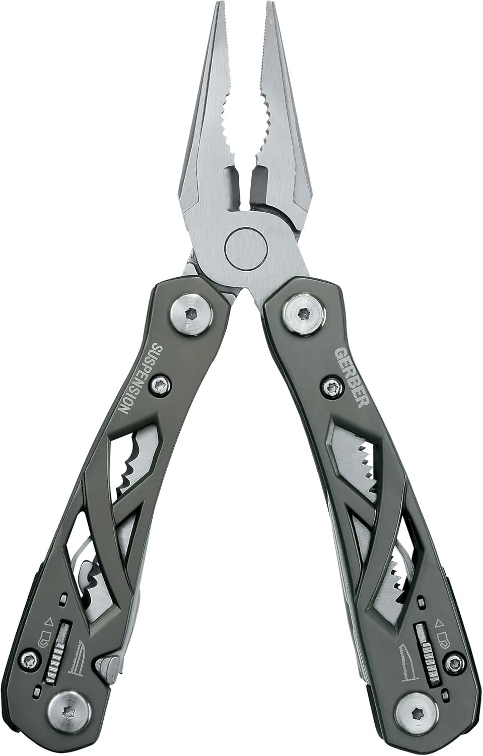 Gerber Gear Suspension 12-in-1 Needle Nose Pliers Multi-tool - Multi-Plier, Wire Cutter