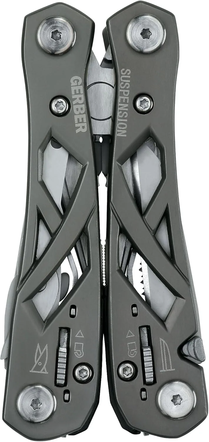 Gerber Gear Suspension 12-in-1 Needle Nose Pliers Multi-tool - Multi-Plier, Wire Cutter