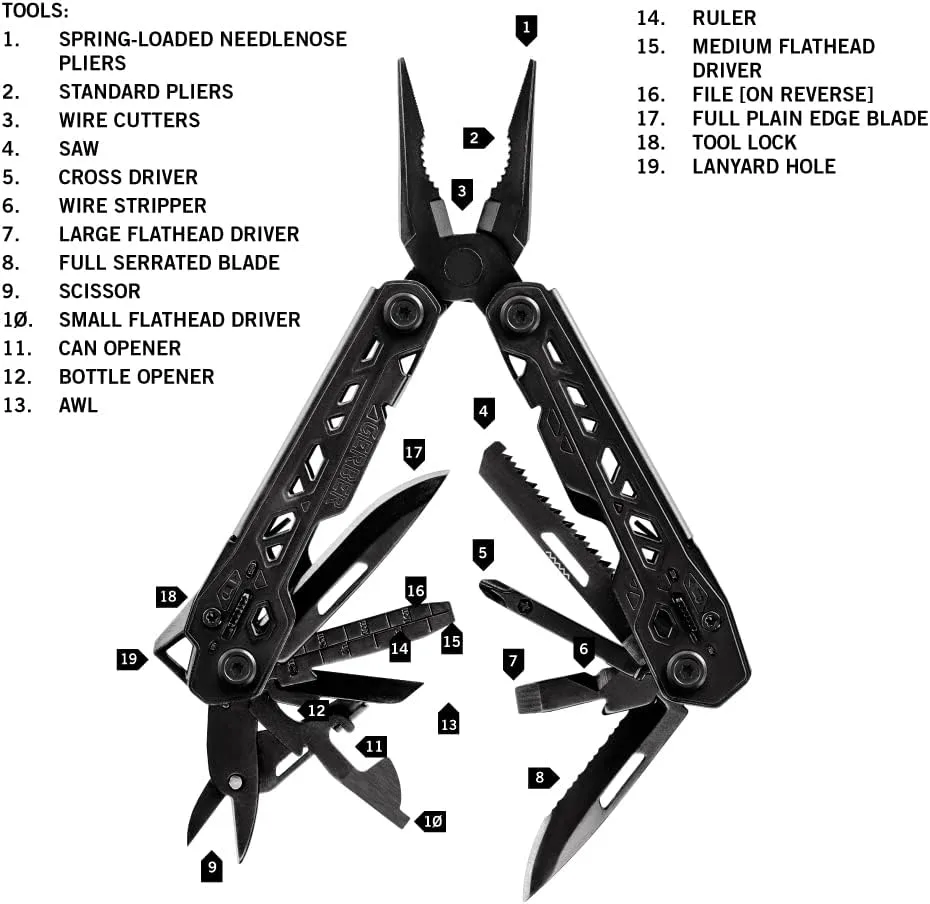 GERBER Truss 17-Tool Stainless Steel Multi-Tool