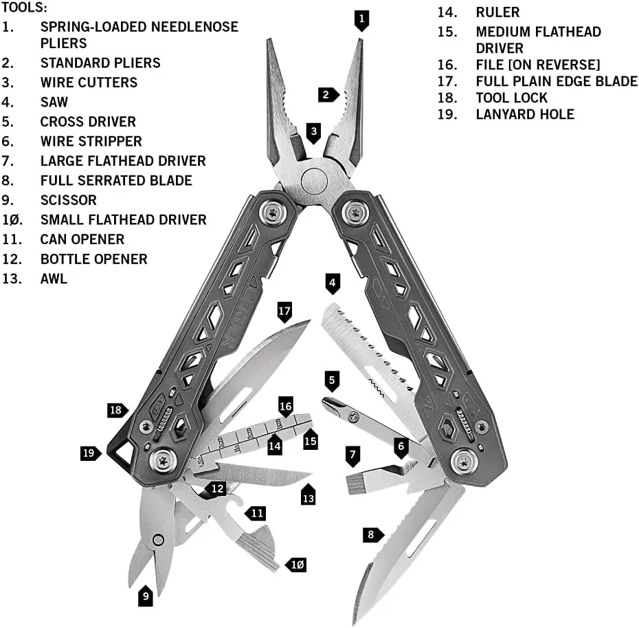 GERBER Truss 17-Tool Stainless Steel Multi-Tool