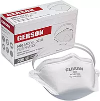 GERSON N95 Pouch Respirator, Made in U.S.A. 4 Boxes, 50 Mask Per Box