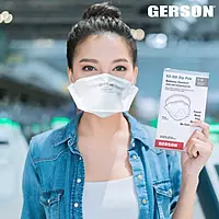 GERSON N95 Pouch Respirator, Made in U.S.A. 4 Boxes, 50 Mask Per Box