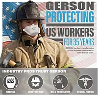 GERSON N95 Pouch Respirator, Made in U.S.A. 4 Boxes, 50 Mask Per Box