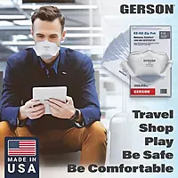 GERSON N95 Pouch Respirator, Made in U.S.A. 4 Boxes, 50 Mask Per Box