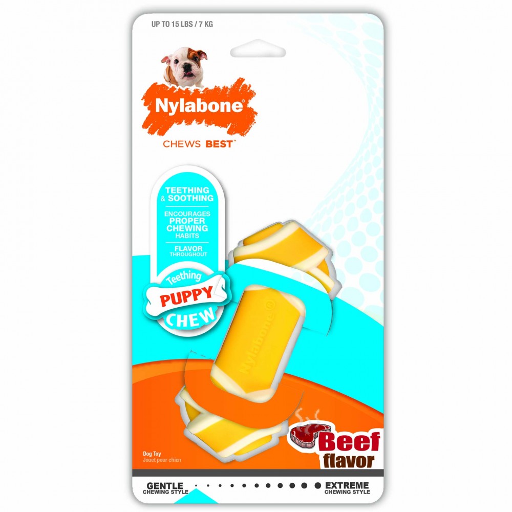 Nylabone Puppy Chew Rawhide Knot Alternative Petite