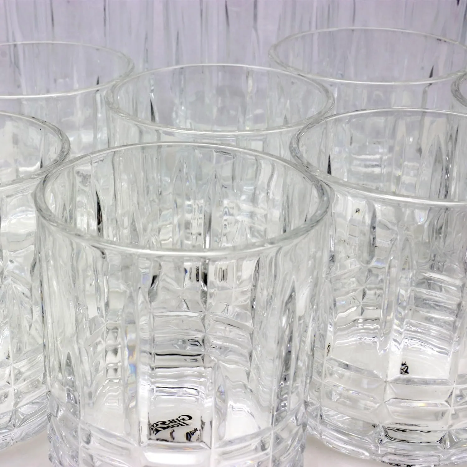 Gibson Home Jewelite 16 Piece Tumbler and Double Old Fashioned Glass Set