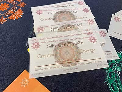 Gift of Yoga Mat Printing / Painting Co-Creative Session
