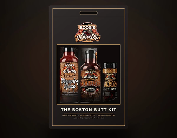 Boston Butt & Cookbook Gift Set