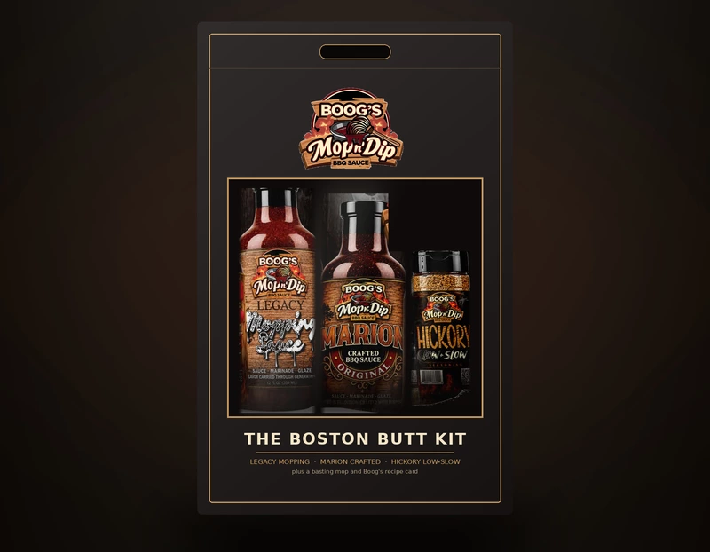 Boston Butt & Cookbook Gift Set