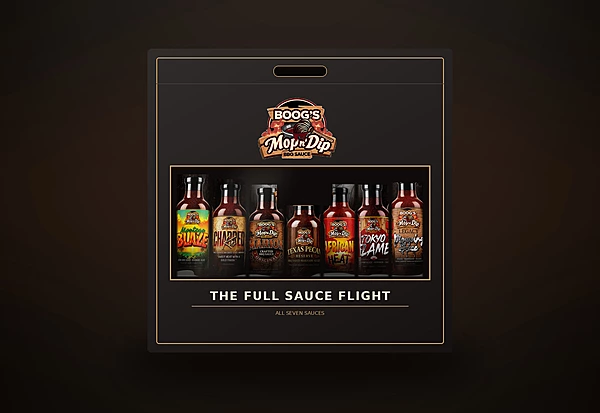 Full Sauce Flight & Cookbook Gift Set