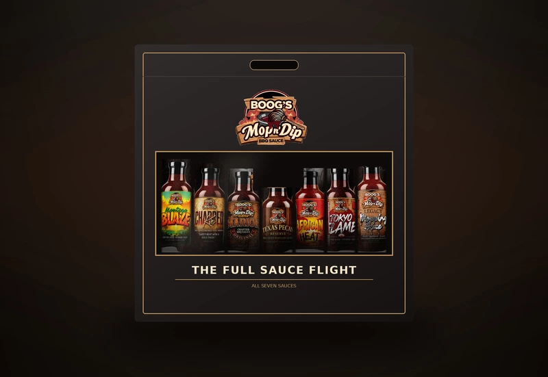 Full Sauce Flight & Cookbook Gift Set