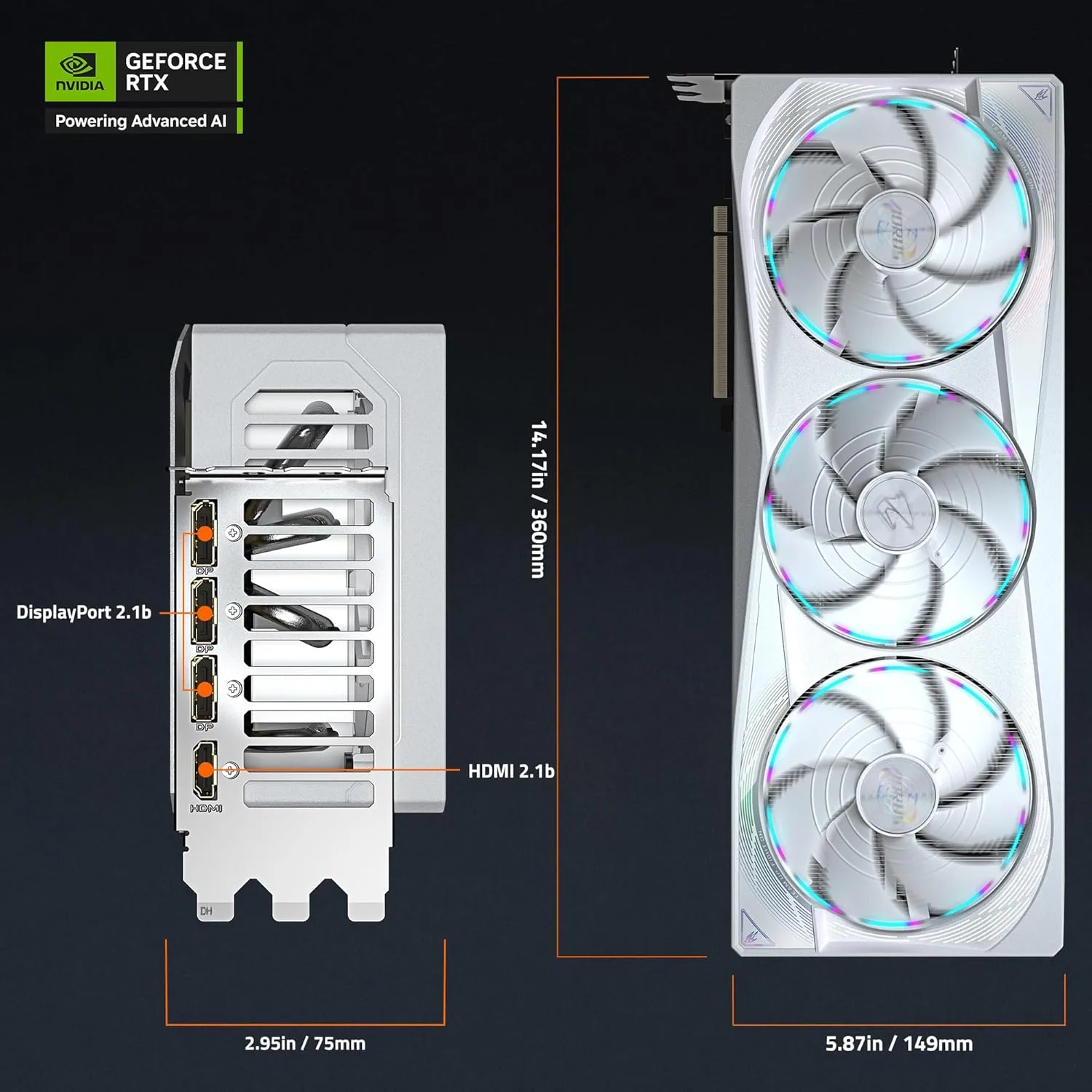 GIGABYTE GeForce RTX 5080 16G Graphics Card