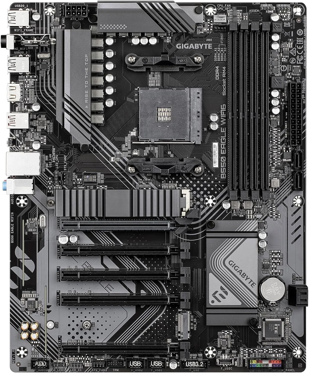 GIGABYTE B550 ATX Motherboard for AMD Ryzen 5000 - DDR4, PCIe 4.0, Dual M.2