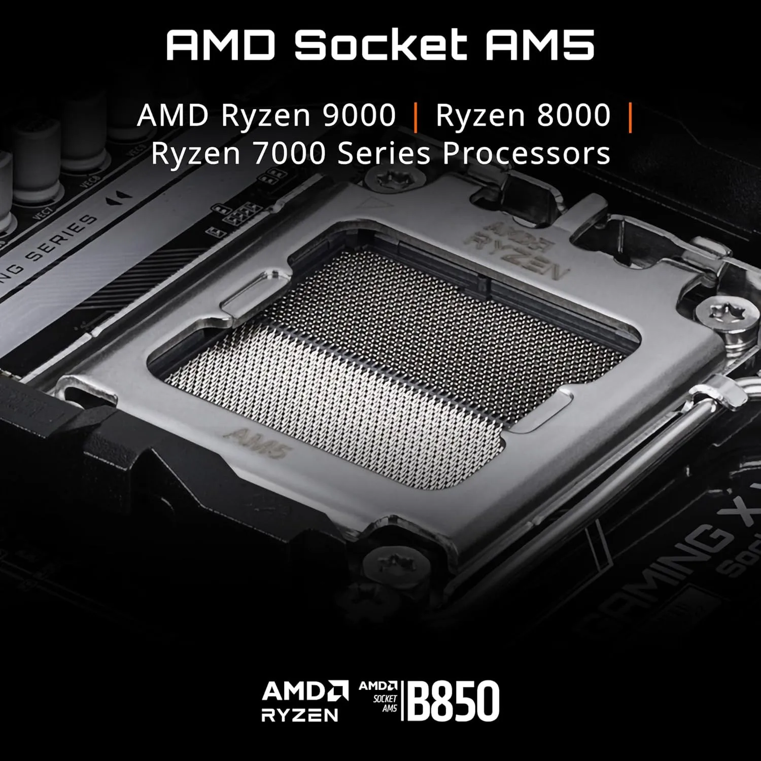 GIGABYTE Gaming X AM5 ATX DDR5 Motherboard - PCIe 5.0, Triple M.2, USB-C, Wi‑Fi 6E, 2.5GbE LAN