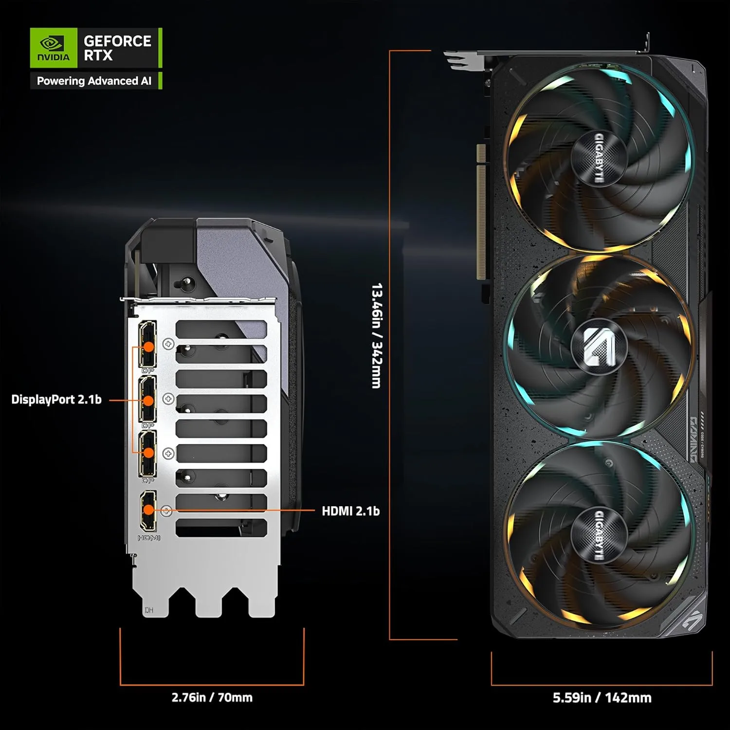 GIGABYTE GeForce RTX 5080 WINDFORCE OC 16G Graphics Card