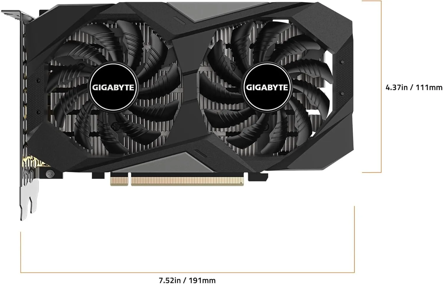 GIGABYTE GeForce RTX 3050 WINDFORCE OC V2 6G Graphics Card, 2X WINDFORCE Fans, 6GB GDDR6