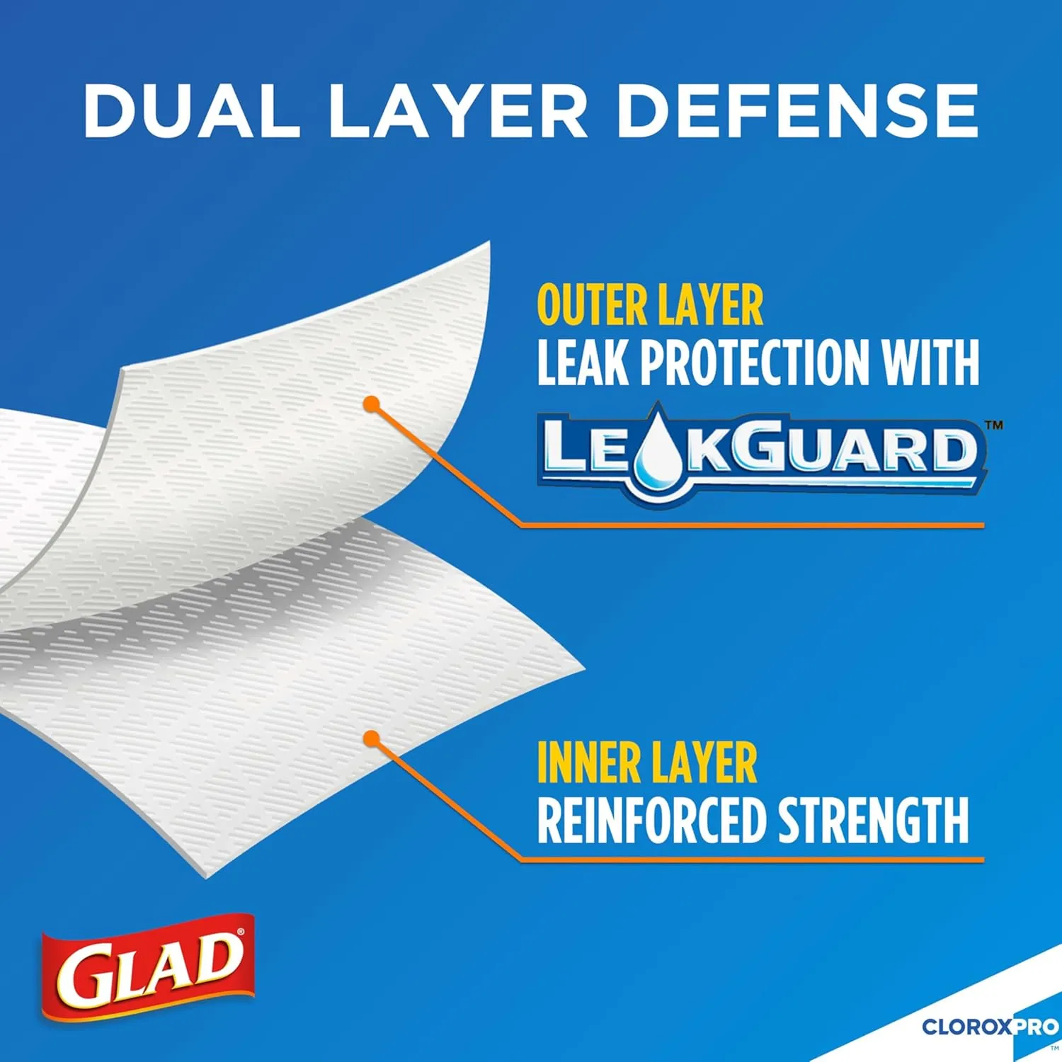 Glad ForceFlex Tall Kitchen Drawstring Trash Bags, 13 Gallon, 100 Count
