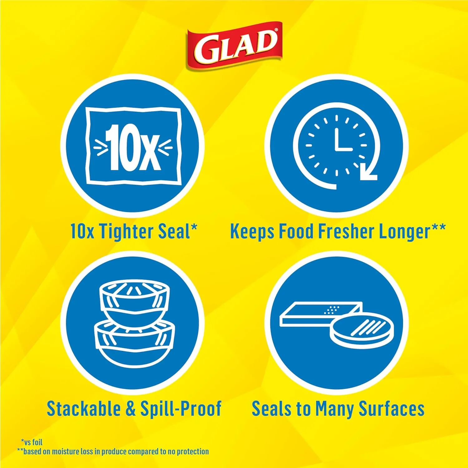 Glad Press'n Seal Plastic Food Wrap - 70 Sq Ft Roll (11.8 in x 71.1 ft)