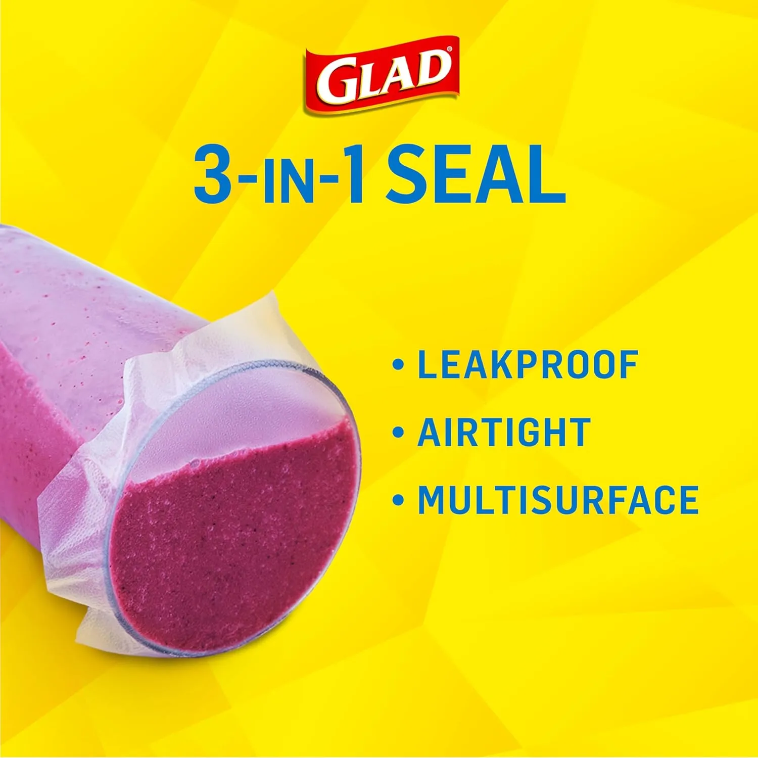 Glad Press'n Seal Plastic Food Wrap - 70 Sq Ft Roll (11.8 in x 71.1 ft)