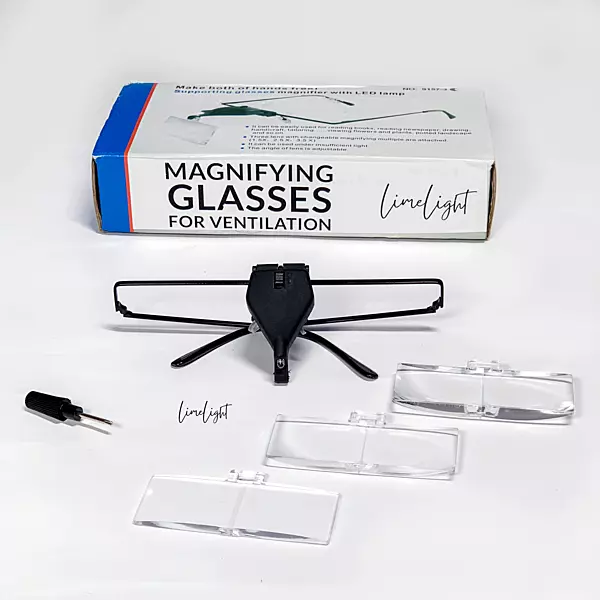 Magnifying glasses for ventilation