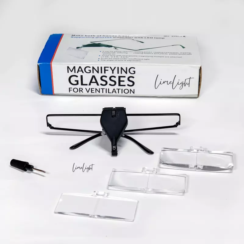 Magnifying glasses for ventilation