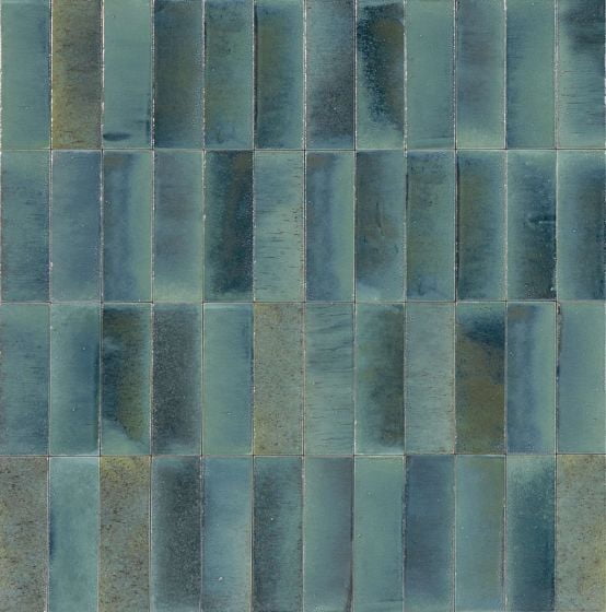 Faianta RAGNO by MARAZZI, GLEEZE TURCHESE GLOSSY 5x15, R8HP