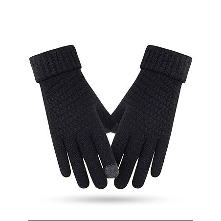 Wool Knit Gloves