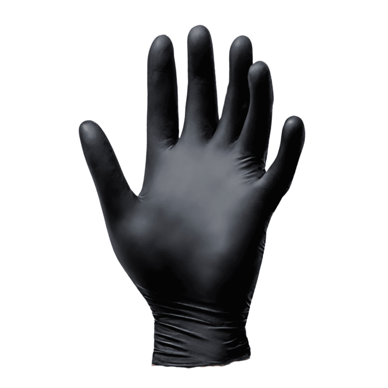 Black Nitrile Disposable Gloves