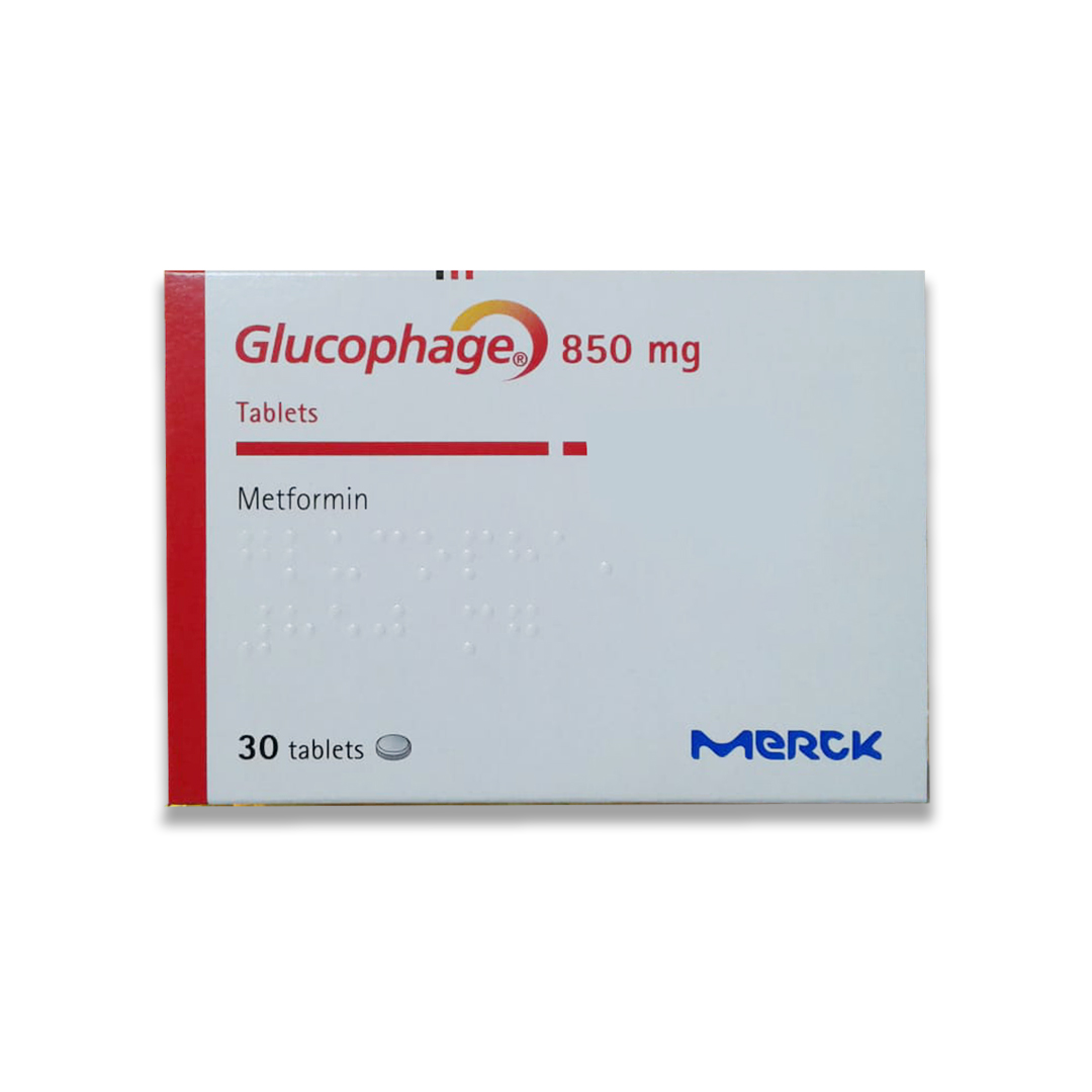 Glucophage 850Mg Tablets 30'S