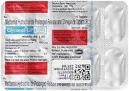 GLYCOMET GP1 FORTE TAB