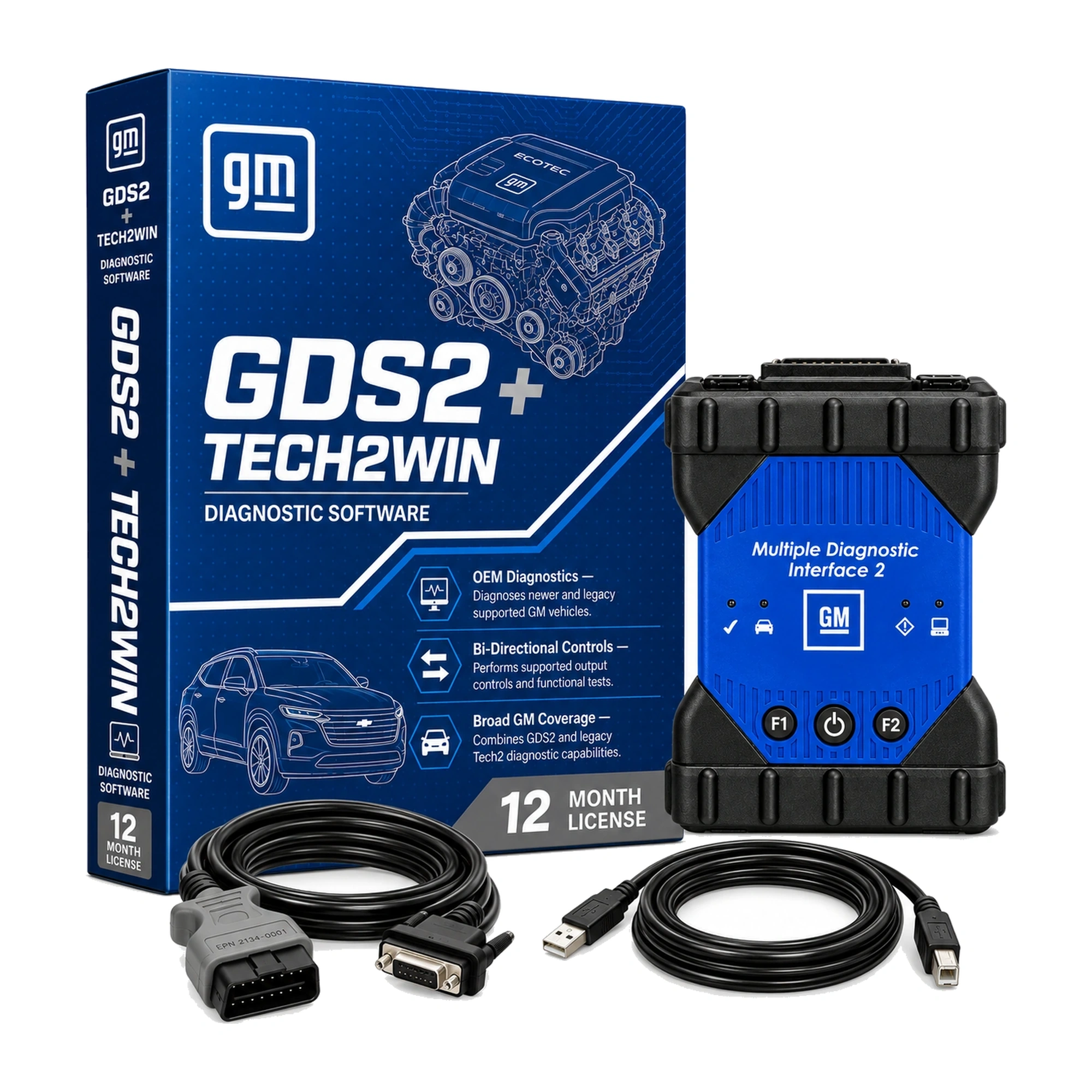GM GDS2 + Tech2Win Diagnostic Kit