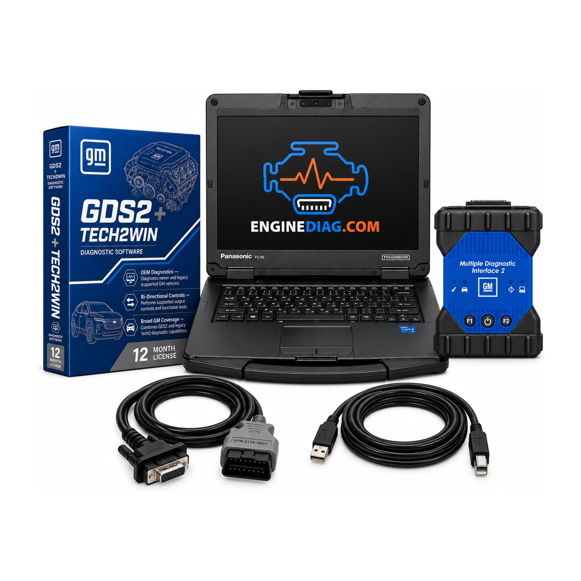 GM GDS2 + Tech2Win Diagnostic Kit