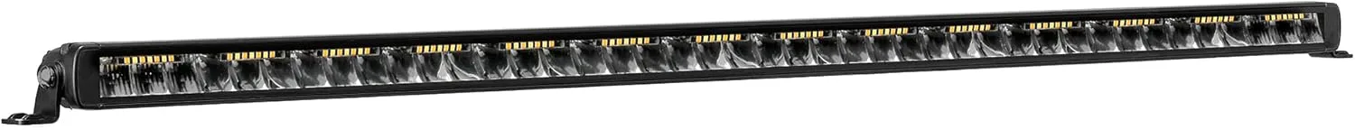 Go Rhino Xplor Lighting: Blackout Combo Series 39.5" Single Row LED Light Bar | Side & Track Mount, Aluminum, Black | 754004012CSS