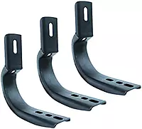 Go Rhino OE Xtreme Brackets | Mild Steel, Textured Black | 6844995 | Fits 2019-2024 Ram 1500 Crew Cab Pickup