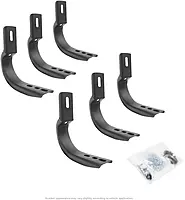 Go Rhino OE Xtreme Brackets | Mild Steel, Textured Black | 6844995 | Fits 2019-2024 Ram 1500 Crew Cab Pickup