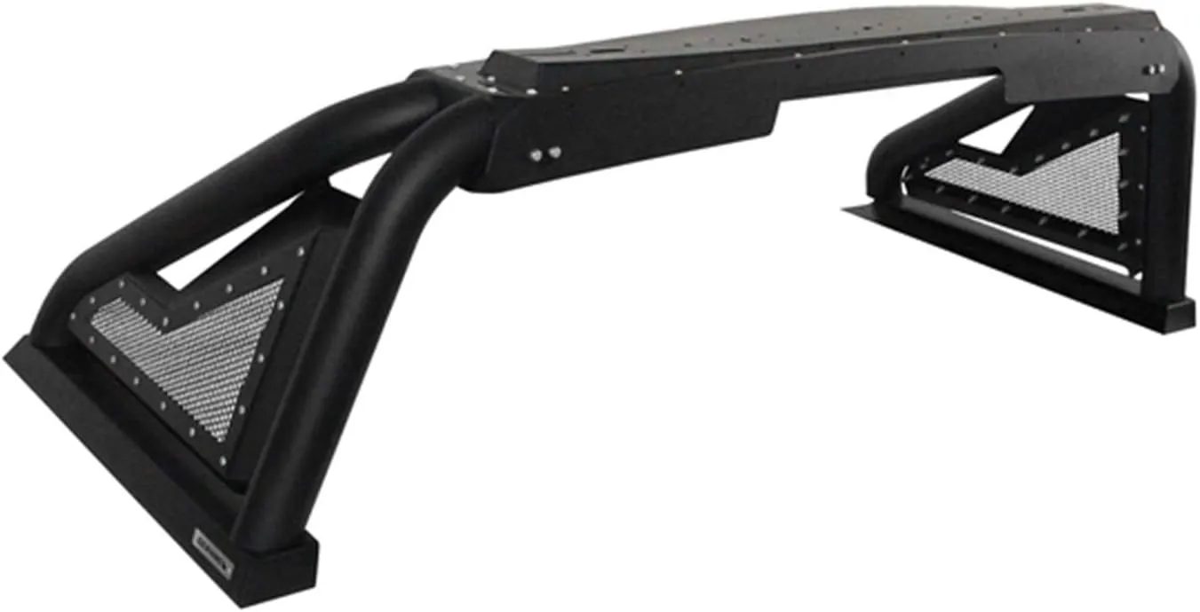 Go Rhino Sport Bar 2.0 w/Power Actuated Retractable Light Mount | Mild Steel, Textured Black | 911600T | Fits 2015-2024 Ford F-150 & Other Full Size Trucks