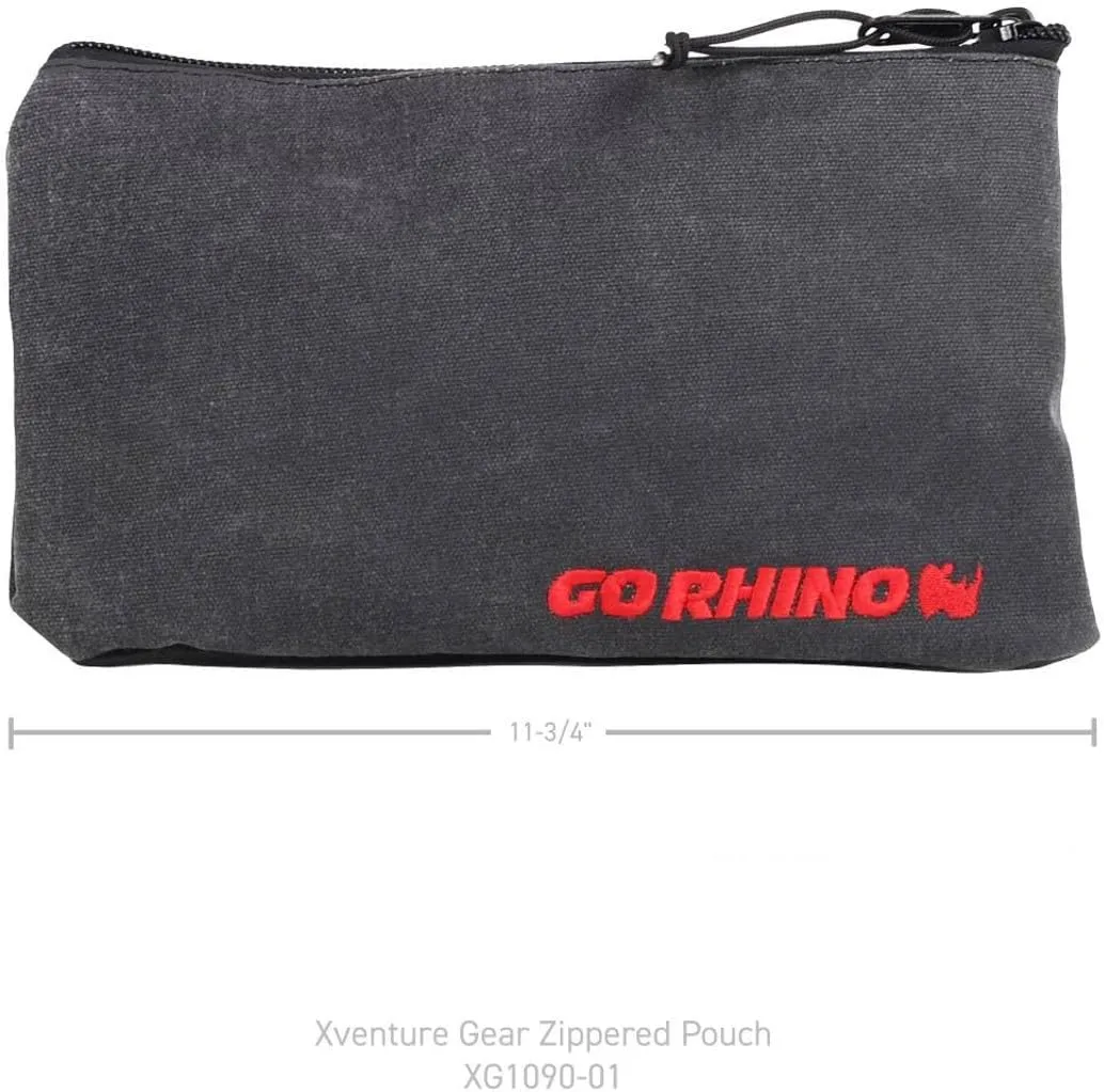 Go Rhino Zippered Pouch | 7" x 11.5" | XG1090-01