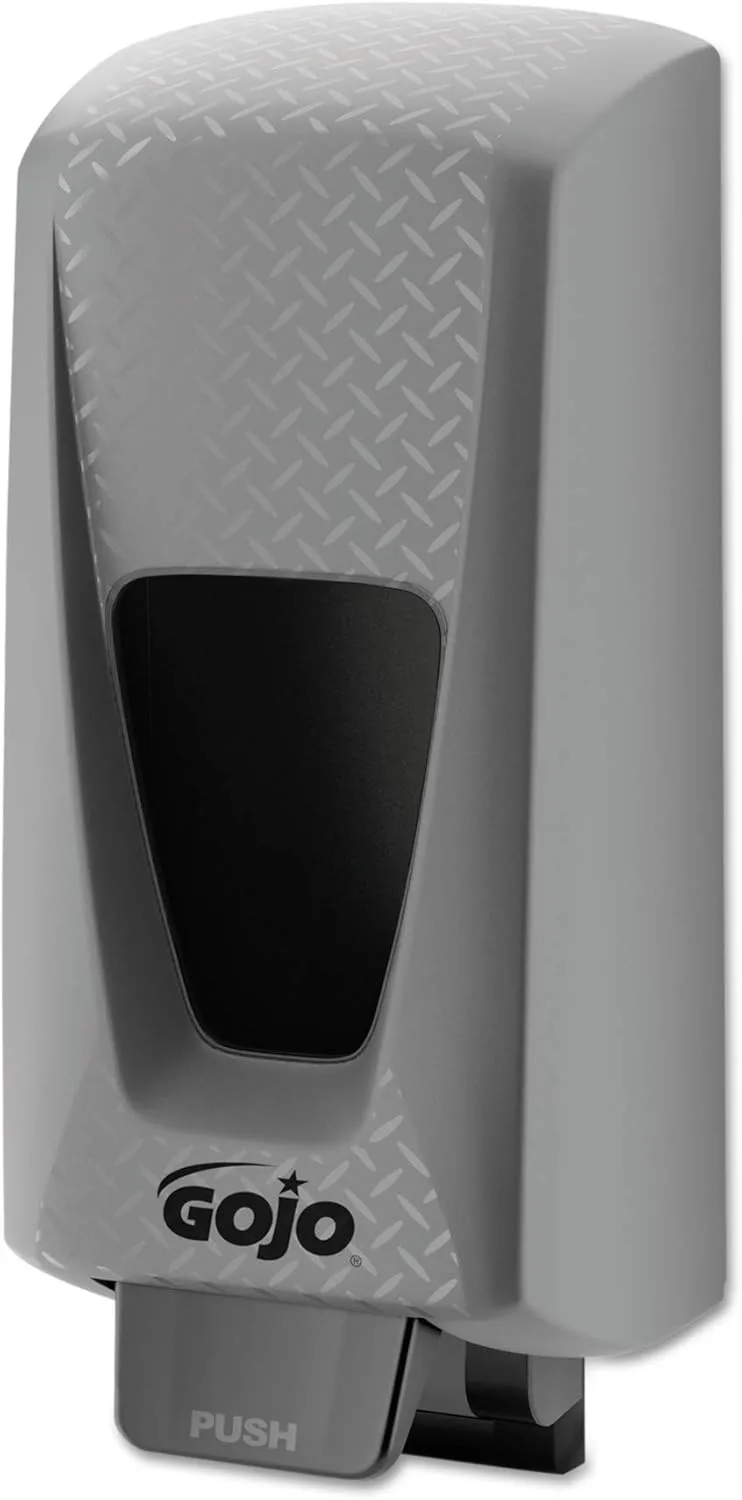 GOJO PRO TDX 5000 Push-Style Dispenser, Gray, for 5000 mL GOJO PRO TDX Hand Cleaner/Hand Soap Refills (Pack of 1) - 7500-01