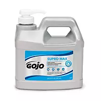 GOJO SUPRO MAX Hand Cleaner, 1/2 Gallon Heavy Duty Hand Cleaner Pump Bottles (Pack of 1) – 0972-04