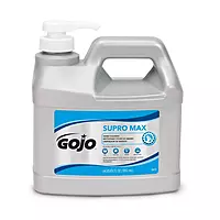 GOJO SUPRO MAX Hand Cleaner, 1/2 Gallon Heavy Duty Hand Cleaner Pump Bottles (Pack of 1) – 0972-04