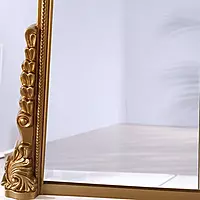 Country gold frame with flat mirror(41*74 INCH)
