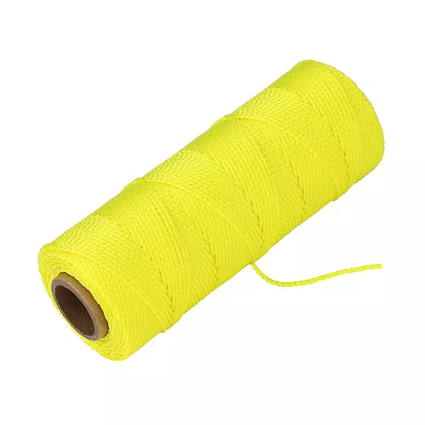 Goldblatt Mason Line, 500 Feet #18 Braided Nylon String Line, Nylon Twine for Gardening or Masonry Tools