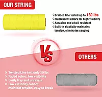 Goldblatt Mason Line, 500 Feet #18 Braided Nylon String Line, Nylon Twine for Gardening or Masonry Tools