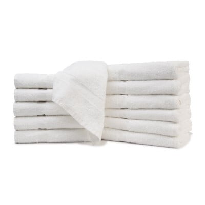 Premium Ringspun Blend Hand towel 16" x 27" 3 Lb. White