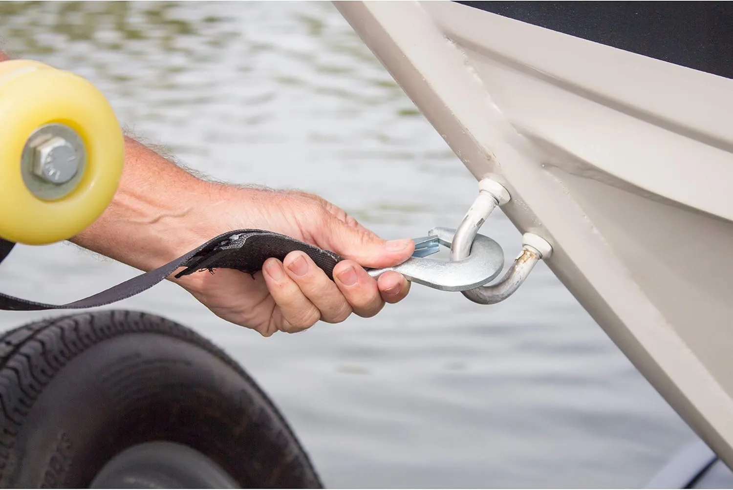 GOLDENROD Dutton-Lainson 6249 20-ft Winch Strap with Hook 4000 lb, 2' x 20", Color May Vary