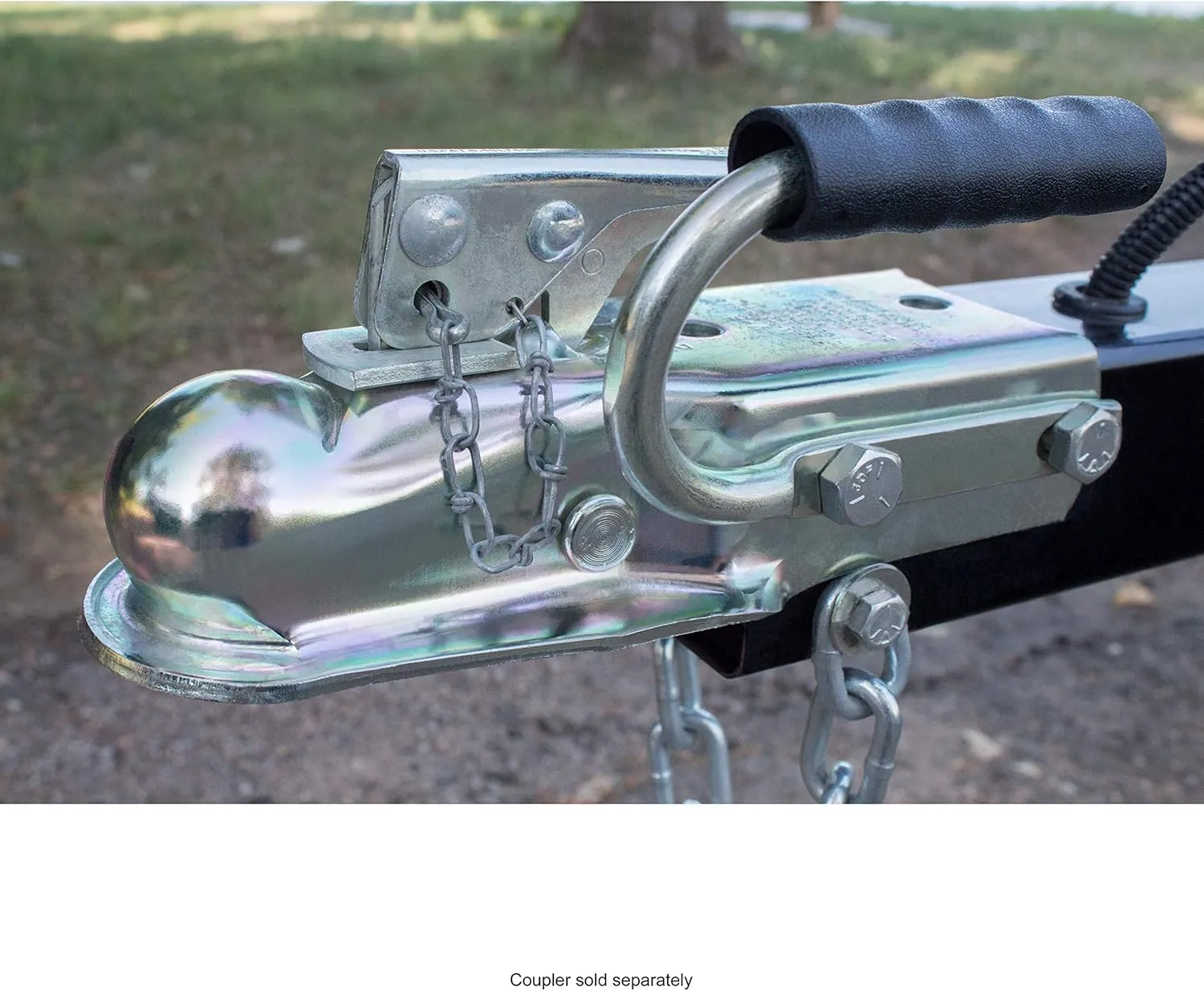 Dutton-Lainson Company - Goldenrod (6295) Coupler Grip - Rust-Resistant Finish for Personal Watercraft and Other Lightweight Trailers - Universal Mounting Holes, Ergonomic Handle Grip - Made in USA