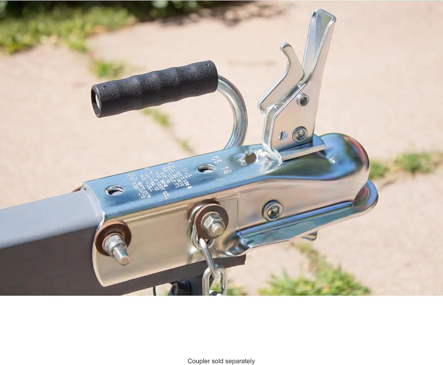 Dutton-Lainson Company - Goldenrod (6295) Coupler Grip - Rust-Resistant Finish for Personal Watercraft and Other Lightweight Trailers - Universal Mounting Holes, Ergonomic Handle Grip - Made in USA